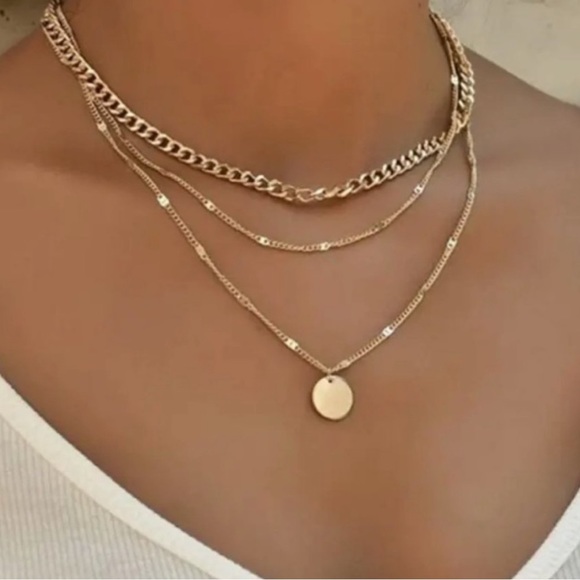 Free People Jewelry - Coin Layered Necklace